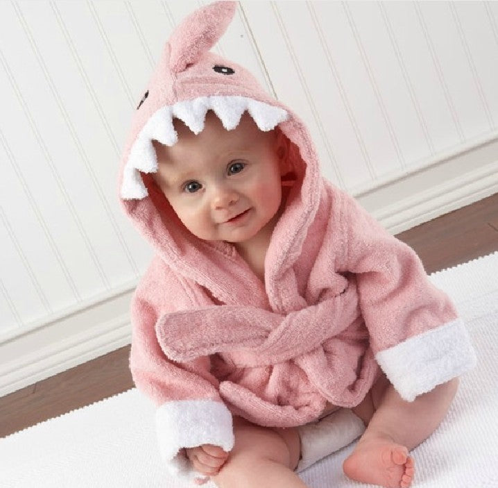 Baby Hooded Animal Bathrobe