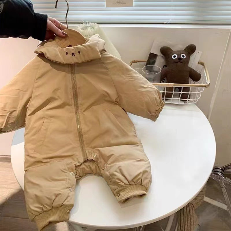 Baby Hooded Winter Jumpsuit