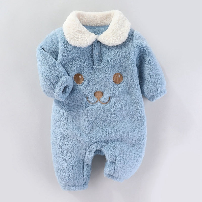 Baby Woollen Warm Jumpsuit