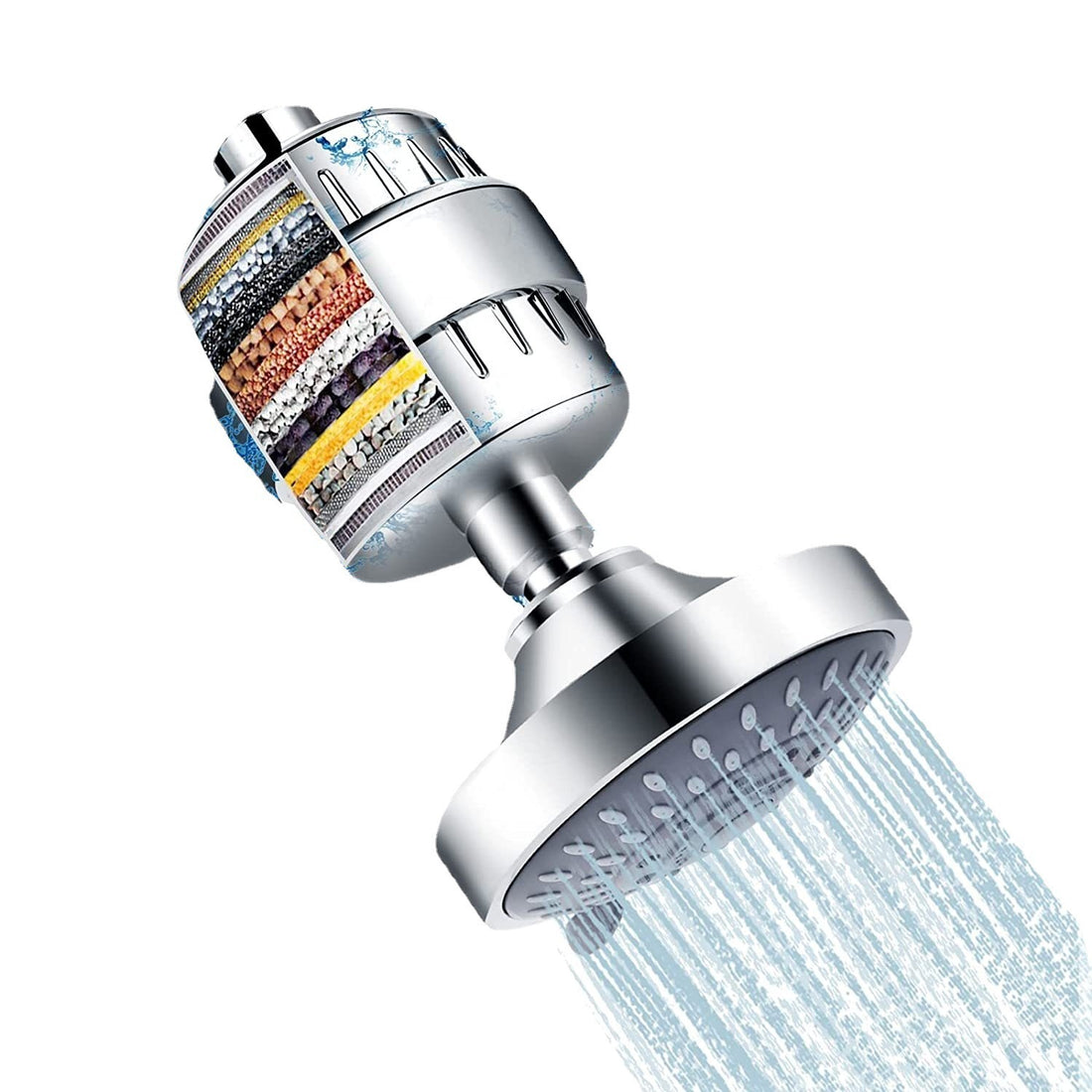 15-Level Filter Shower Head Set – Purified Water for Healthier Skin & Hair