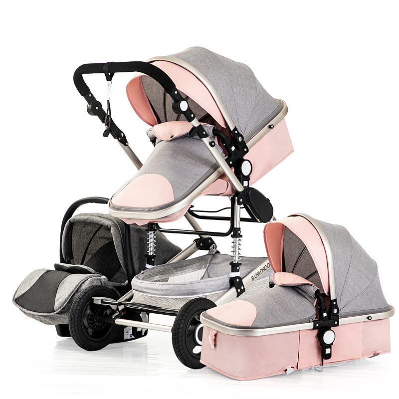 Luxury 3-in-1 Baby Stroller