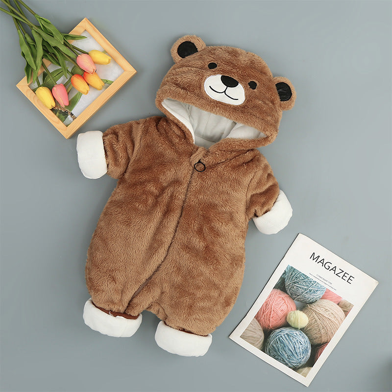 Baby Winter Hooded Onesie