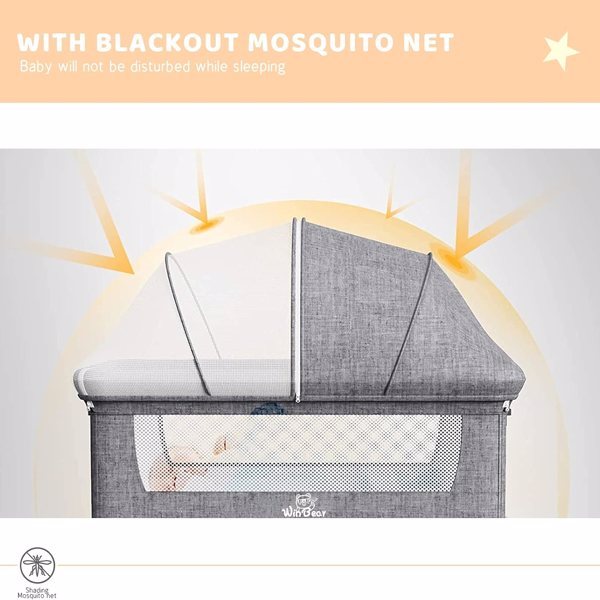 3-in-1 Bedside Crib