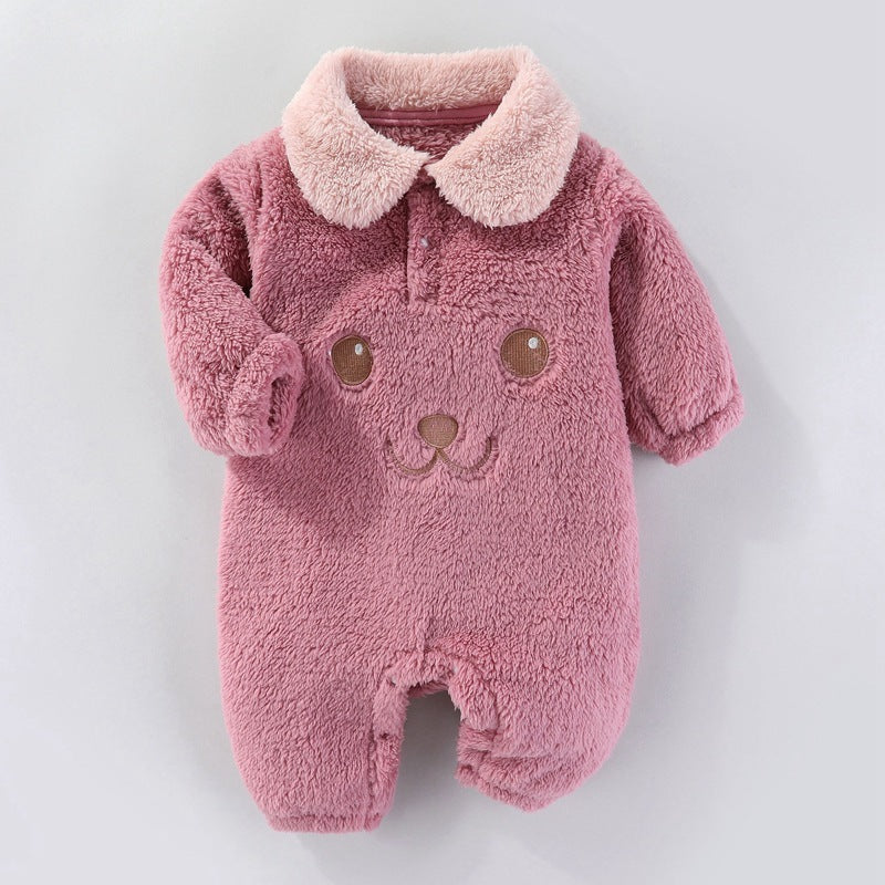 Baby Woollen Warm Jumpsuit