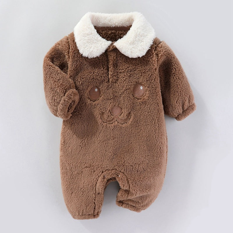 Baby Woollen Warm Jumpsuit