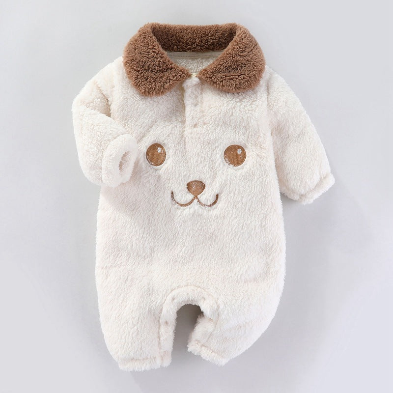 Baby Woollen Warm Jumpsuit