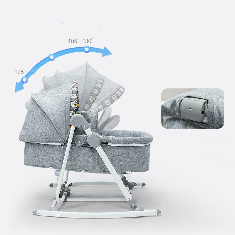 Baby Rocking Chair with Adjustable Features