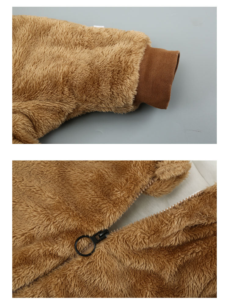 Baby Winter Hooded Onesie