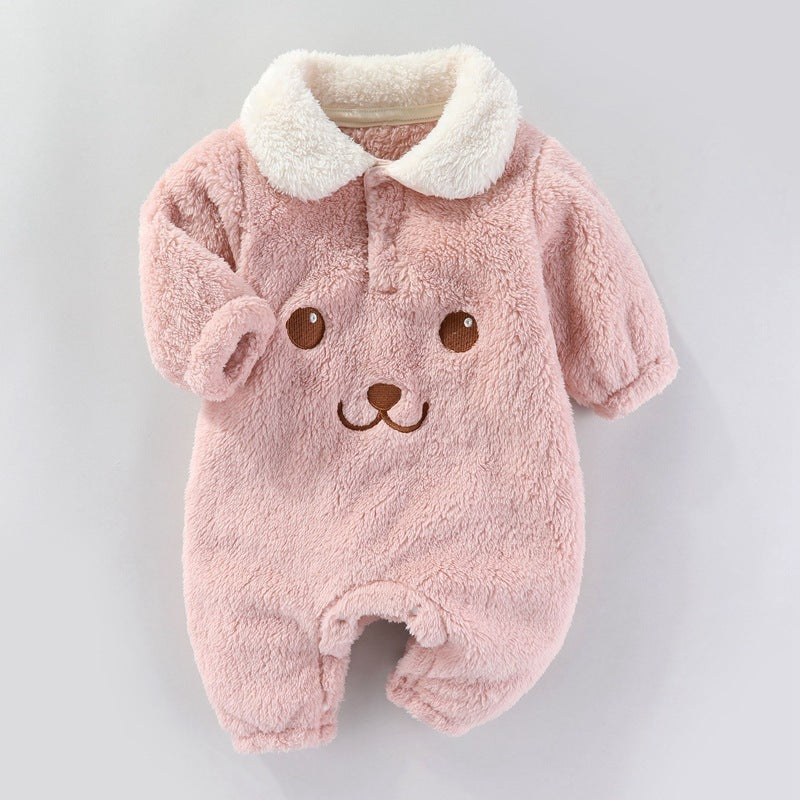 Baby Woollen Warm Jumpsuit