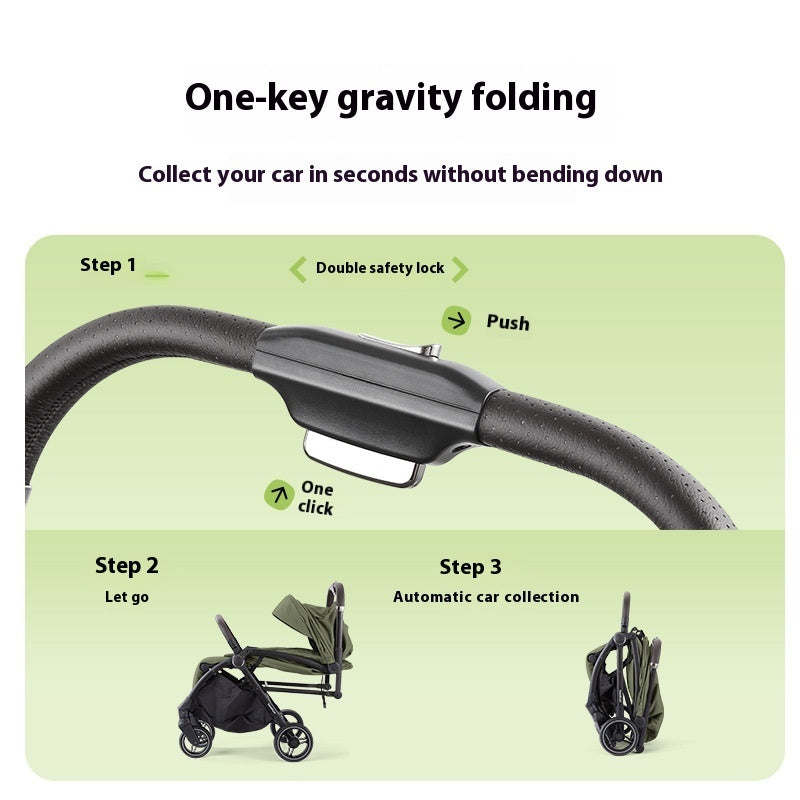 Lightweight Folding Baby Carriage