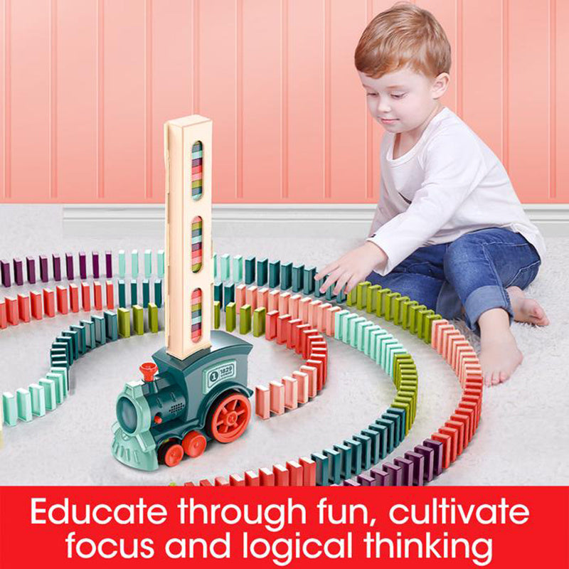 Electric Domino Train Toy