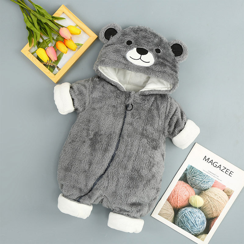 Baby Winter Hooded Onesie